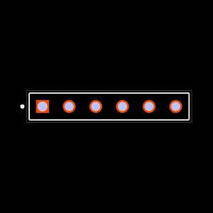 BCS-106-F-S-TE-003 Footprint