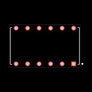 BCS-106-LM-D-HE Footprint