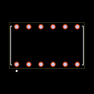 BCS-106-S-S-HE Footprint