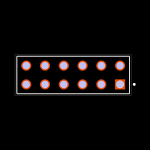 BCS-106-T-D-TE Footprint