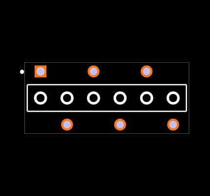 BCS-106-T-S-PE Footprint