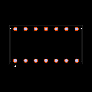 BCS-107-F-S-HE Footprint