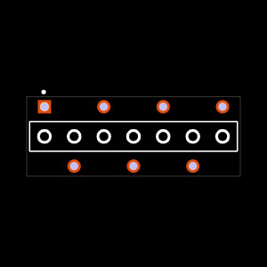 BCS-107-F-S-PE Footprint