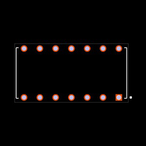 BCS-107-L-D-HE Footprint