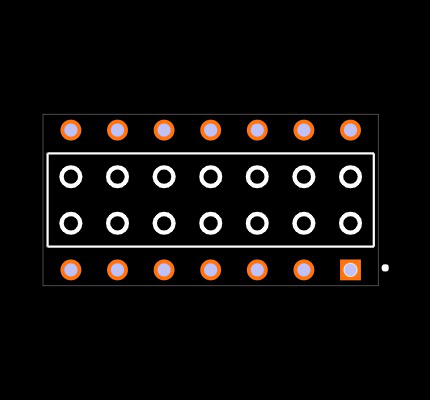 BCS-107-L-D-PE-BE Footprint