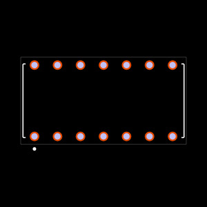 BCS-107-L-S-HE Footprint