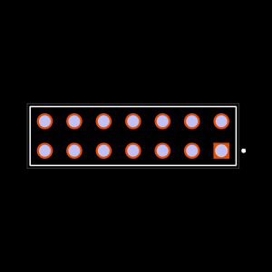 BCS-107-LM-D-TE Footprint