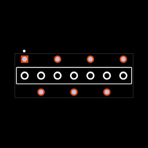 BCS-107-S-S-PE Footprint
