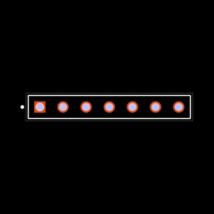 BCS-107-S-S-TE Footprint