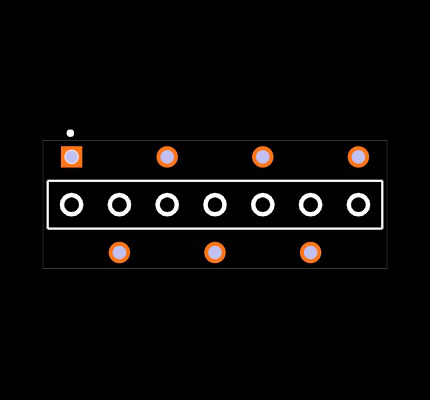 BCS-107-T-S-PE-BE Footprint