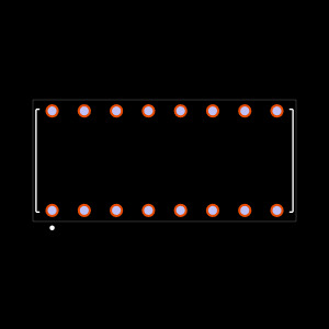 BCS-108-F-S-HE Footprint