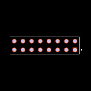 BCS-108-L-D-TE-002 Footprint