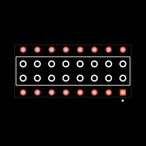 BCS-108-S-D-PE Footprint