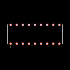 BCS-109-F-S-HE Footprint