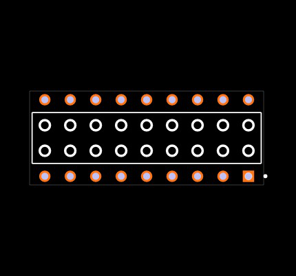 BCS-109-LM-D-PE Footprint
