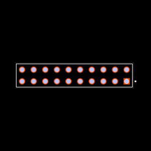BCS-110-S-D-TE Footprint
