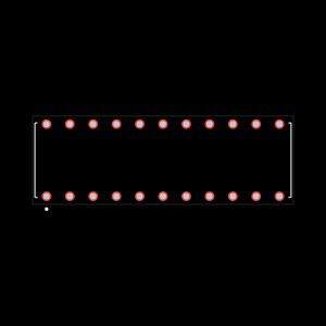 BCS-111-L-S-HE Footprint