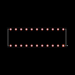 BCS-111-T-D-HE Footprint