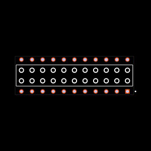 BCS-111-T-D-PE Footprint