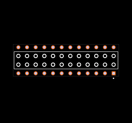 BCS-112-F-D-PE Footprint