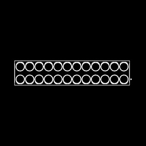 BCS-112-L-D-DE-BE Footprint