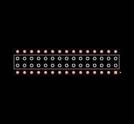 BCS-115-L-D-PE-BE Footprint