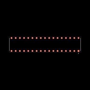 BCS-117-L-D-HE Footprint
