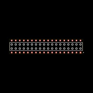 BCS-118-S-D-PE-BE Footprint