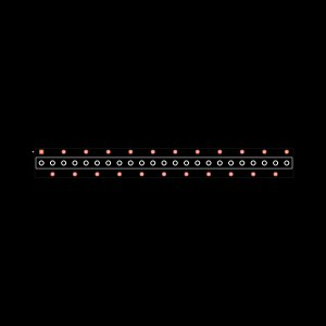 BCS-123-F-S-PE Footprint