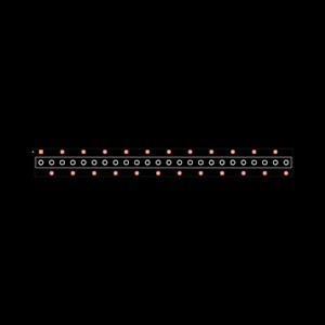 BCS-124-F-S-PE-BE Footprint