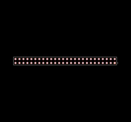 BCS-126-L-D-TE Footprint