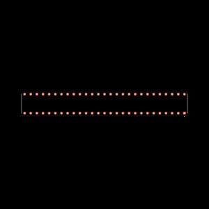 BCS-127-L-D-HE Footprint