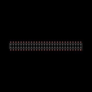 BCS-128-L-D-PE-BE Footprint
