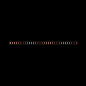 BCS-132-L-S-TE Footprint