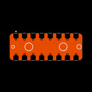 BE40B-J-M-2-08 Footprint