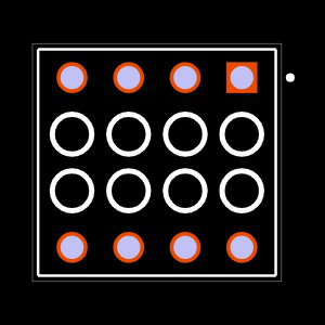 BSW-104-24-L-D Footprint