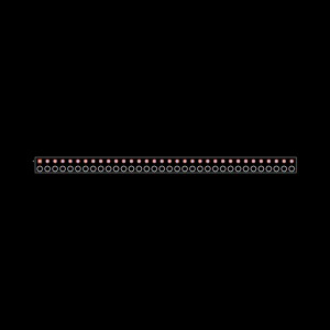 BSW-134-04-S-S Footprint
