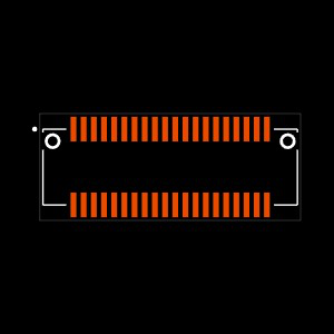 BTE-020-04-F-D-A-K Footprint