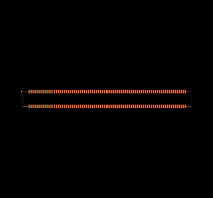 BTE-080-01-H-D-FL Footprint