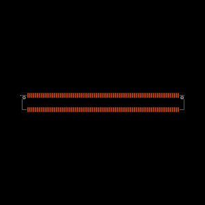BTE-080-05-F-D-A-K Footprint