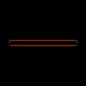 BTE-100-03-F-D-A-K Footprint