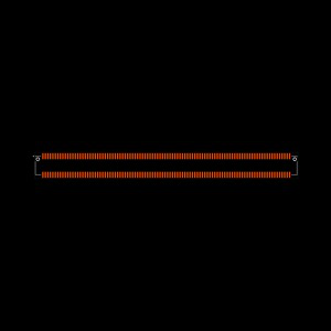 BTE-100-05-F-D-A Footprint