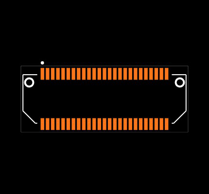 BTS-025-01-F-D-A Footprint