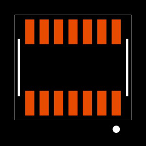 CLE-107-01-G-DV Footprint