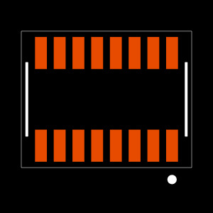 CLE-108-01-F-DV Footprint