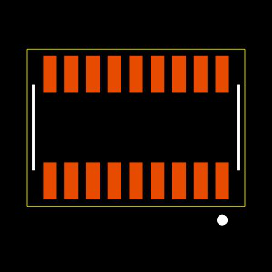 CLE-109-01-F-DV Footprint