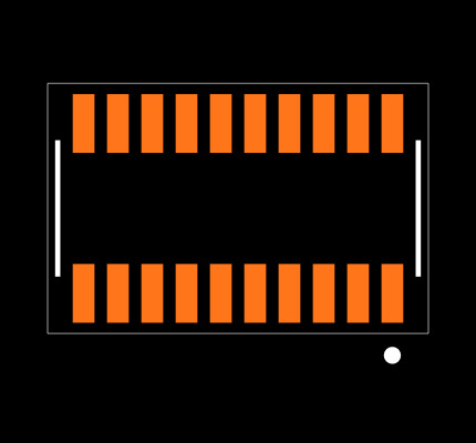 CLE-110-01-G-DV Footprint