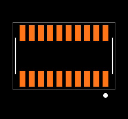 CLE-110-01-G-DV-P Footprint