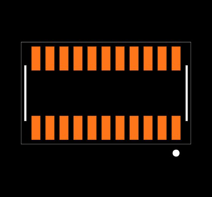 CLE-111-01-G-DV-K-TR Footprint