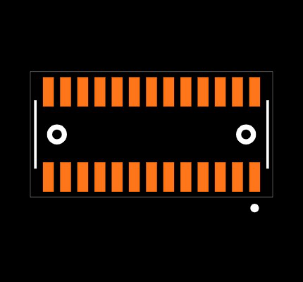 CLE-113-01-G-DV-A Footprint